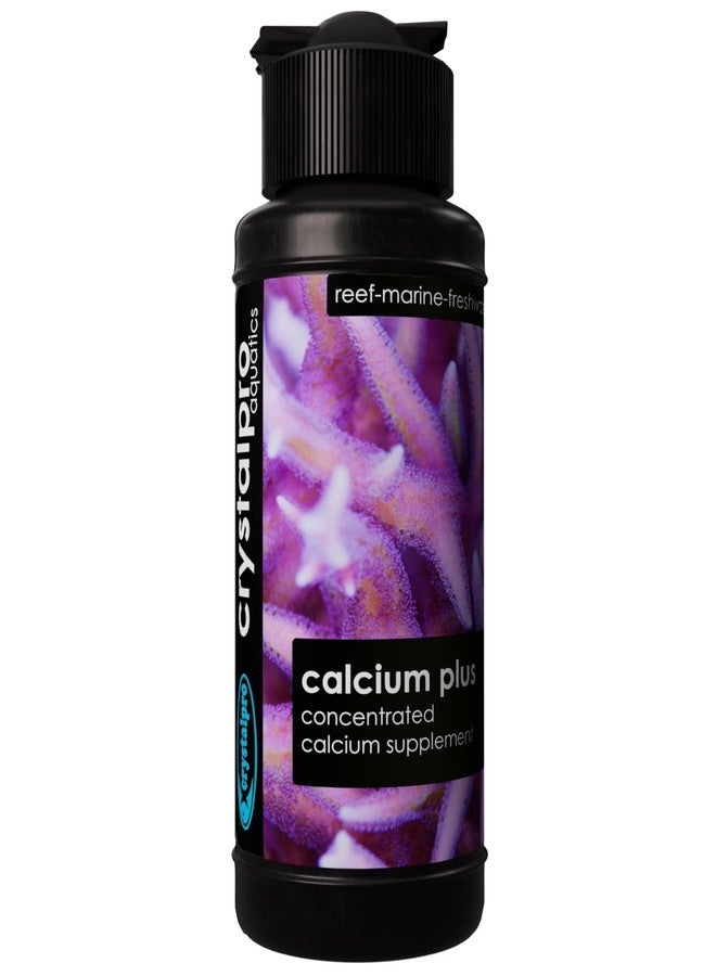 Crystalpro Calcium Plus - Highly Concentrated Liquid Calcium for Marine, Reef Aquariums and Freshwater Snails - Contains 160.000 ppm Calcium (4.22 Fl Oz) - Image 1